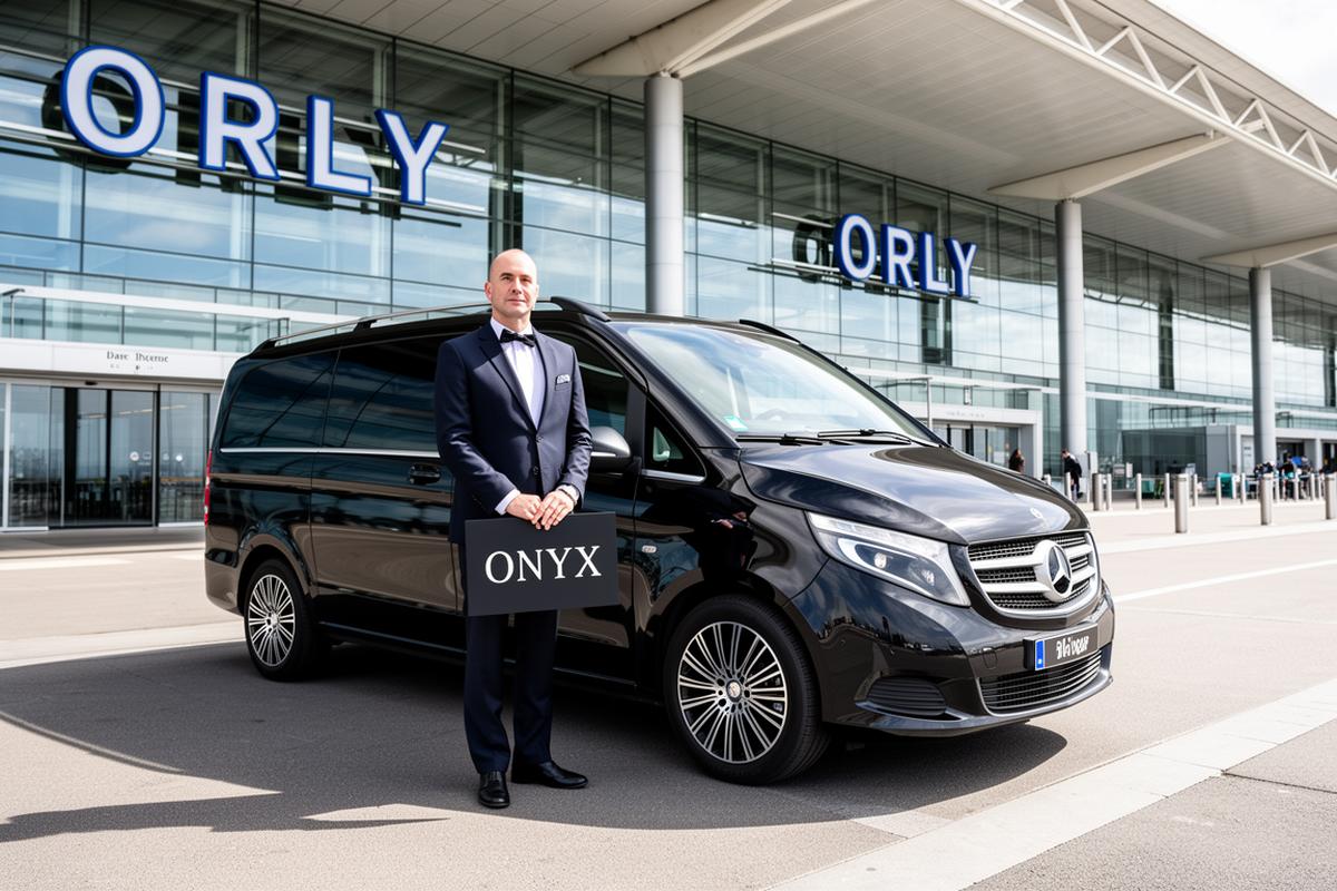 Mercedes Classe V ONYX Paris — VIP chauffeur transfer at Orly Airport