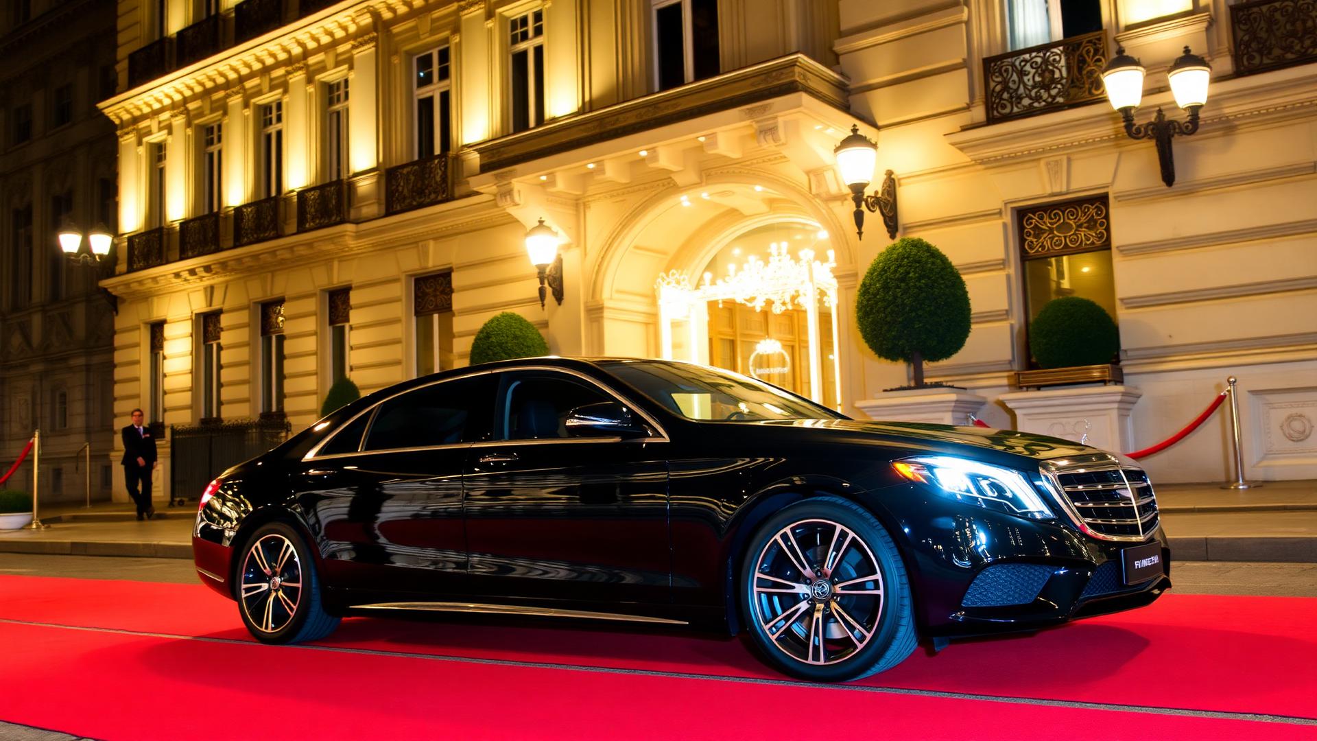 Mercedes S-Class at Parisian gala event